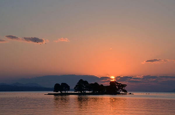 宍道湖夕陽2012
